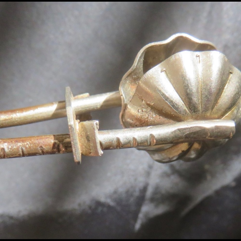 1800's Antique Silver Plated? Sugar Cube Tongs With Lock - Rare Collectible